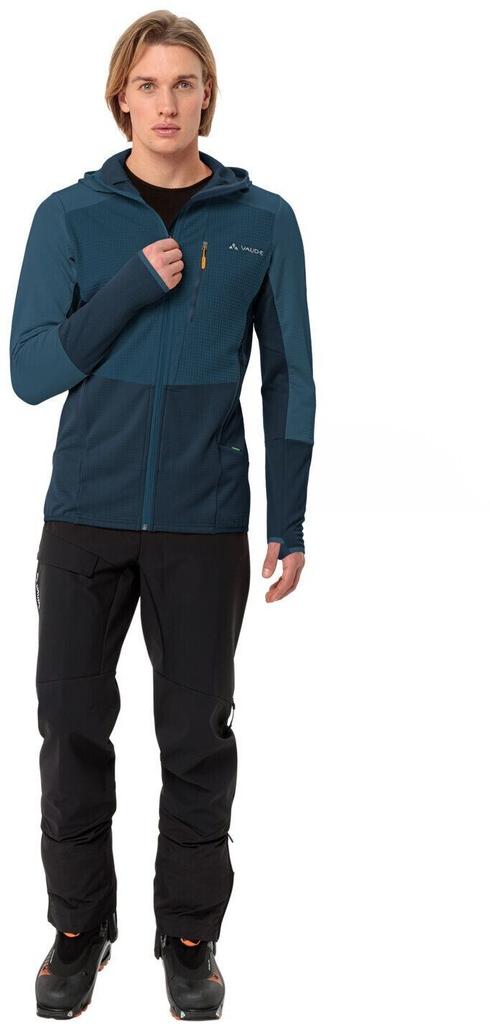 Куртка VAUDE Мужская куртка Monviso Hooded Grid Fleece Jacket dark sea