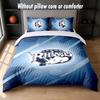 Leeds Rhinos Design Set Biancheria da Letto 1 Copripiumino + 2 Federe Morbido Traspirante Biancheria da Letto per la Casa