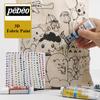 1 st Pebeo Setacolor 3d Tygfärg 20ml Permanent Icke-giftig Textil Kroklinje Penna Vattentät DIY Handmålad Klädpigment