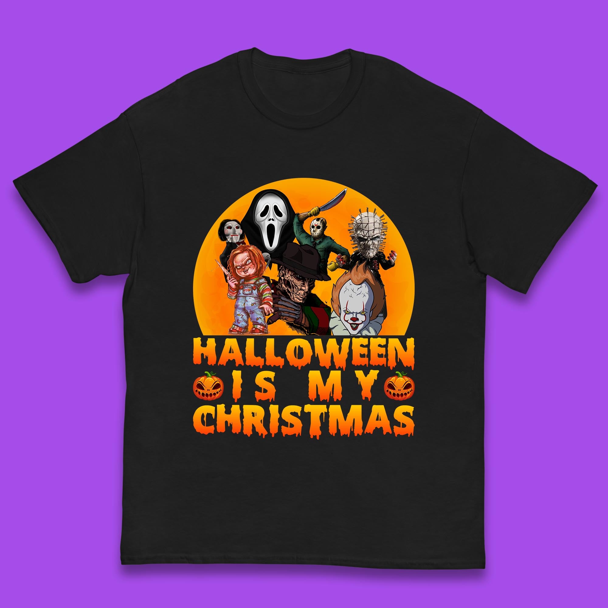 Halloween Is My Christmas Kids T Shirt Horror Icons Top 100