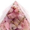 [GOLD STONE] Pink Opal Orgonite Pyramid, Spiritual Item, Approximately 30mm Wide, No Coil