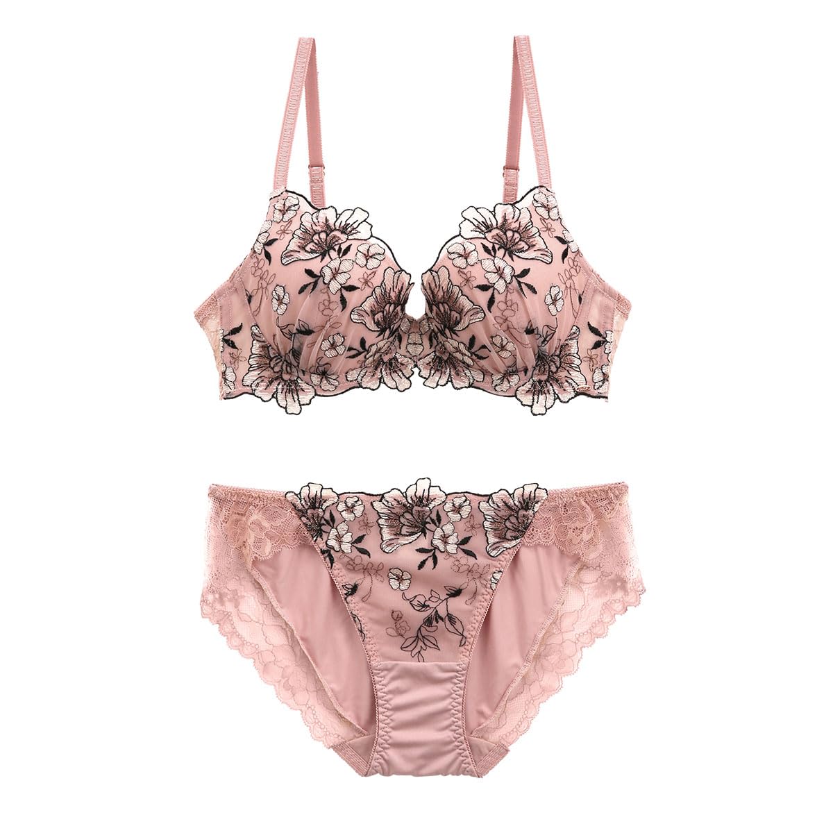 

дорогой Мой дорогой голубок Urukrules Комплект бюстгальтера и шорт [Мой голубок] (PB-Розово-бежевый, E80-L)