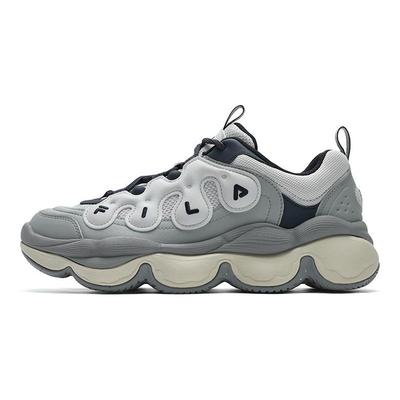 Pease Synthetic Leather Pea Shoes Classic Versatile Low-Top Casual Shoes Unisex Sneaker Gray F12M441117FAL
