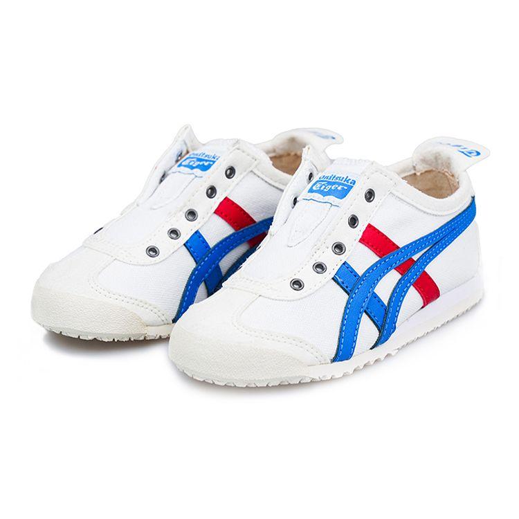 Onitsuka Tiger Kids Mexico 66 Slip‑on White/Red/Blue 1184A085-100