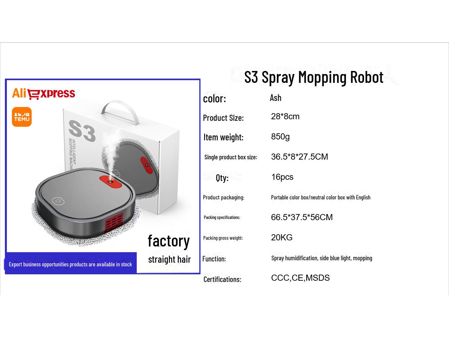 

Умный USB-робот 4-в-1 для зарядки: Подметание, мытье полов и всасывание - 110 В