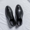Herbst- und Winter Schnürschuhe Herren Lederschuhe Britische Koreanische Version Business Brock Graviert Atmungsaktive Herrenschuhe 9628-R