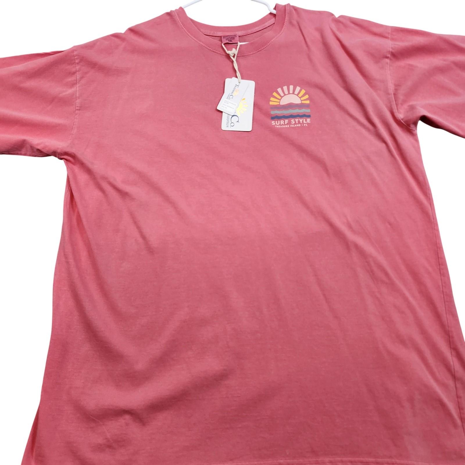Trading Co Surf Style Shirt Mens 3XL Watermelon Treasure Island FL Graphic Tee Unisex T-Shirt L