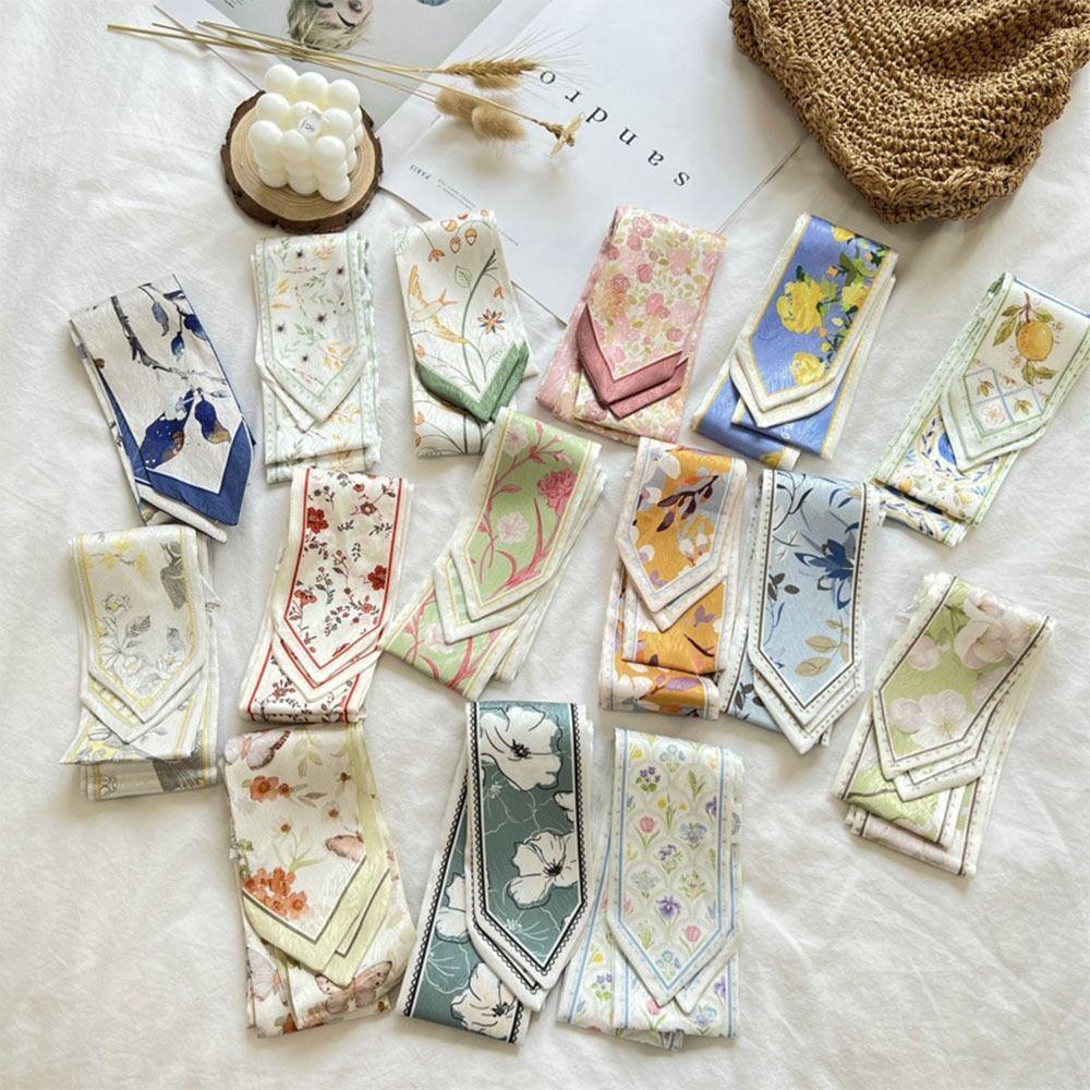 Versatile Hair Tie Fresh Floral Fashion Accessory Summer Bag Strap  for Women