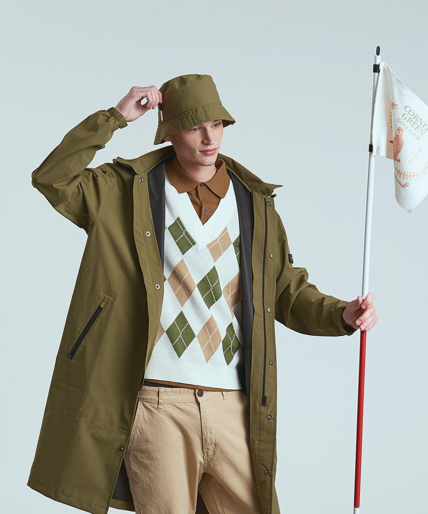 Koneogeulin Protecsa 3-Layer Rain Bucket Hat [Olive Green] Rbh3Oli