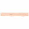 VidaXL Wall Shelf 80x10x4 Cm Solid Untreated Oak Wood 363537