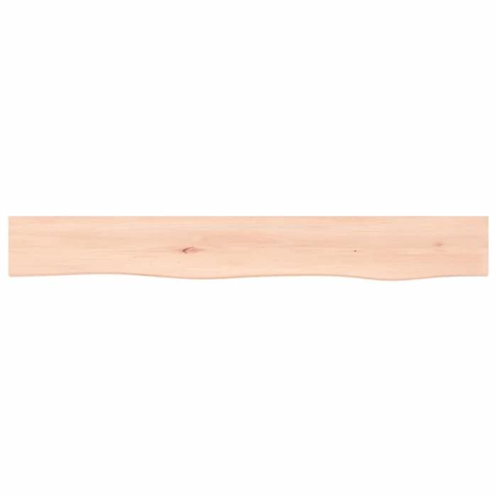 VidaXL Wall Shelf 80x10x4 Cm Solid Untreated Oak Wood 363537
