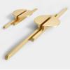 Easy To Install Zinc Alloy Useful Half Round Anti-deformed Door Knob Drawer Handle