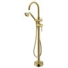 Freestanding Bathtub Faucet Tub Filler Faucets Chrome Floor Mounted Brass Bathroom Faucets with Handheld Shower