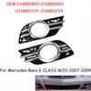 Car Front Fog Light Bumper Grill Trim Cover For Mercedes-Benz E-CLASS W211 2007-2009