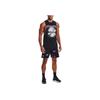 Under Armour Printed Letter Training Sleeveless Tank Top Men Tops Black 1373758-001