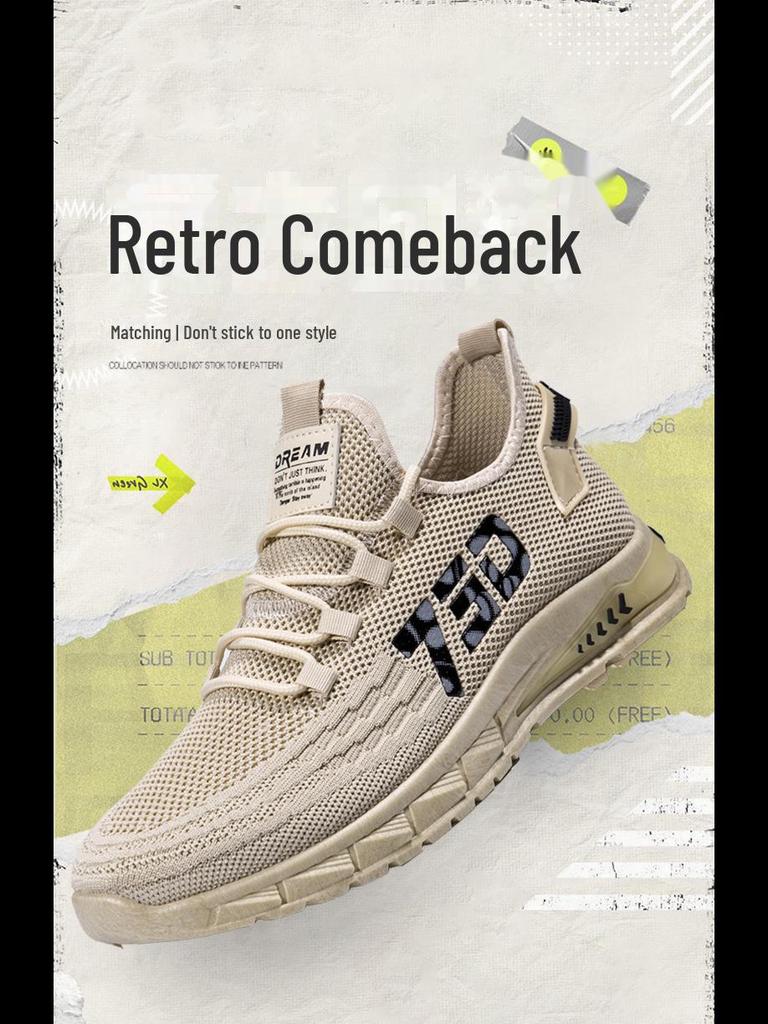 Men's 2024 Cross-Border Breathable Low-Top Sports Shoes - Comfortable, Fashionable Outdoor Casual Footwear