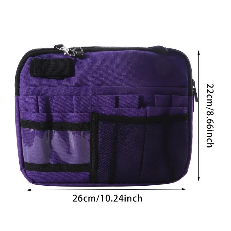 Nurse Fanny Pack Multi Pocket Waist Organizer Belt with Adjustable Waist Strap Nurse Waist Pouch Organizer Pouch Portable New