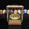 Organizzatore porta capsule caffè per piano di lavoro con supporto