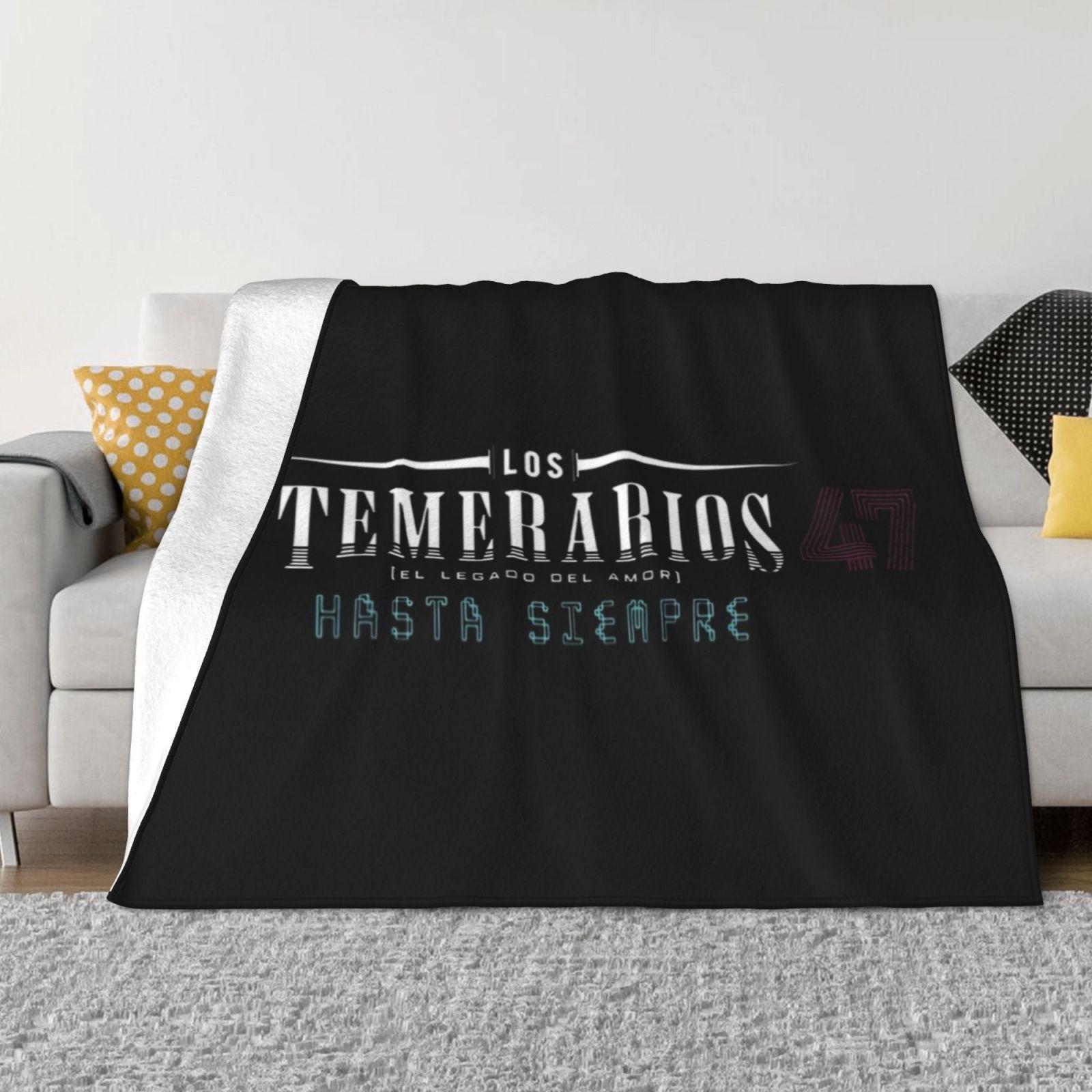 Los Temerarios Creative Design Comfortable Warm Flannel Blanket Music Los Temerarios Regional Mexicano 30x40in