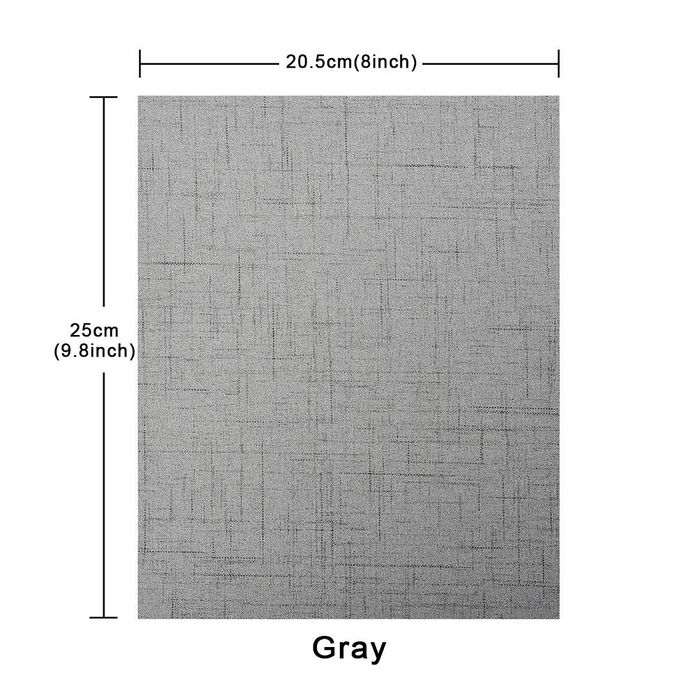 8 x 9.8in 10 Colors Repair Self Adhesive Imitate Linen Type Patches For Schoolbag Cloth Bag Cushion Faux Linenette Sticker Patch