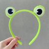 Super Cute Frog Cartoon Head Hoop for Women Shopping Photograph Party Headpiece Lovely Princess Girls Hair Hoop