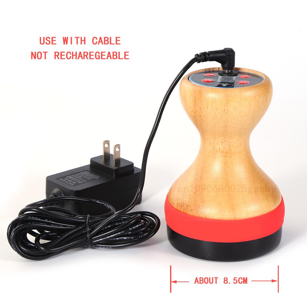 

EMS Массажер с горячими камнями для удаления целлюлита, для тела, Гуа ша, сжигатель жира, терапия красным светом, нагрев, вибрация, массажер для лимфодренажа AU plug