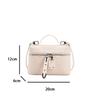 Senior Sense Litchi Leather Mini Square Bag Women's 2025 Summer New Fashion Crossbody Bag Korean Style Portable Popular Shoulder Handbag