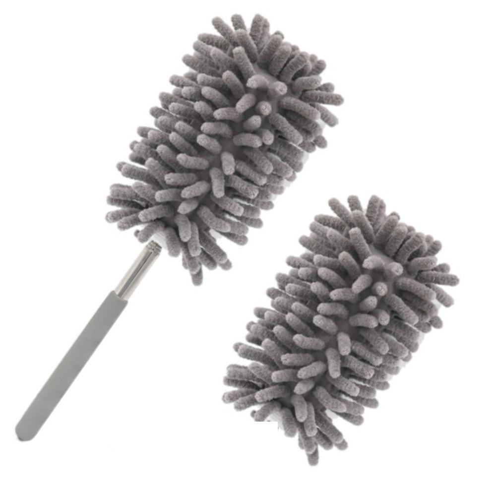 

75cm Flexible Microfiber Duster Extendable Cleaning Brush for Desktop Snow Chenille Telescopic Duster Home Dusting Tool