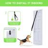 Interactive Dog Toy Spring Rope Dogs Outdoor and Indoor Hanging Pull Rope Ball Bite Resistant Chew Toys Training Pet Accessories