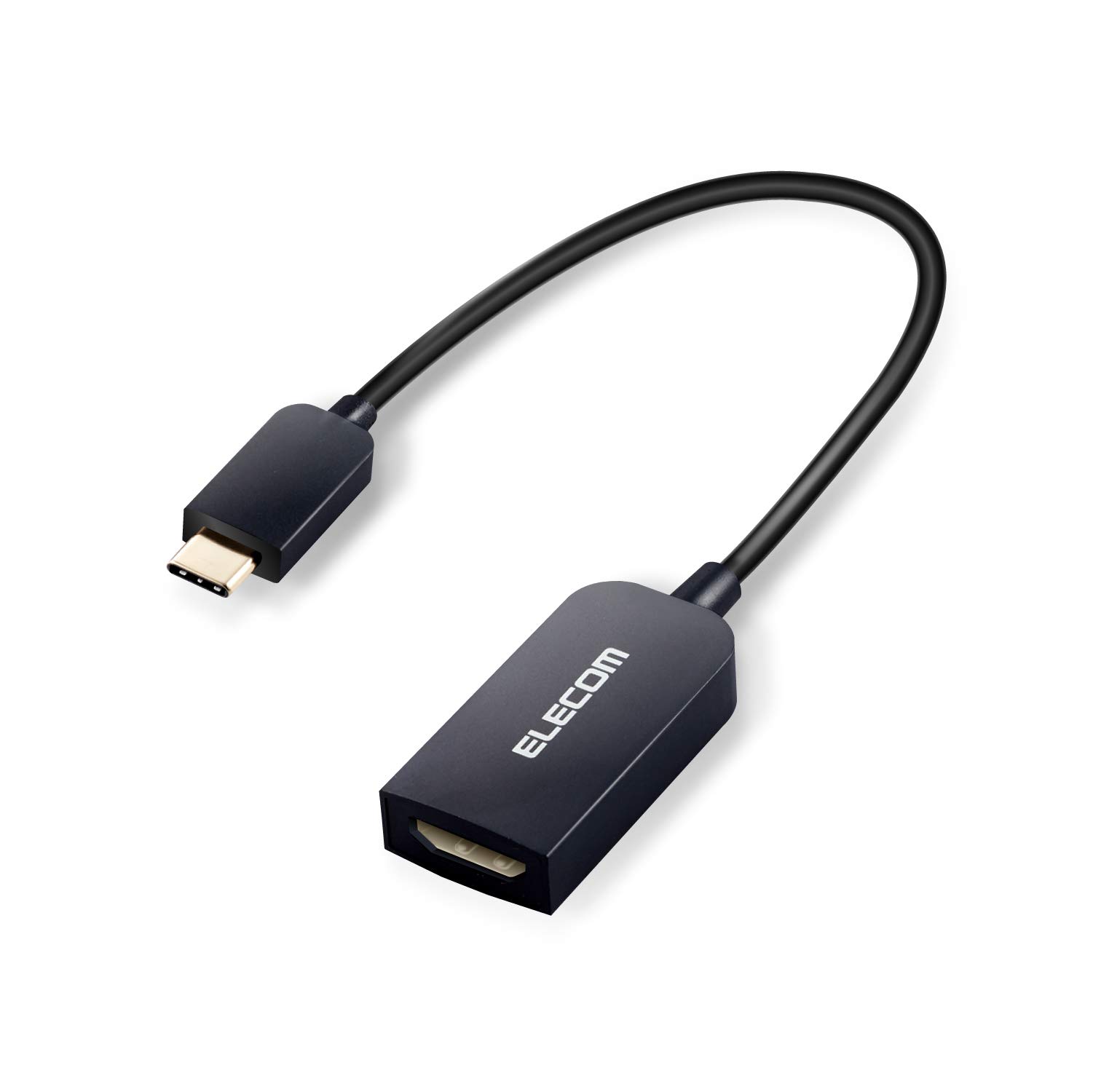 

ELECOM Video Converter Adapter Conversion Cable to HDMI 4K2K Black with iPhone Pro Plus [Type-C Compatible] [Compatible 16/16 Pro/16 Max/16 Verified] чорний