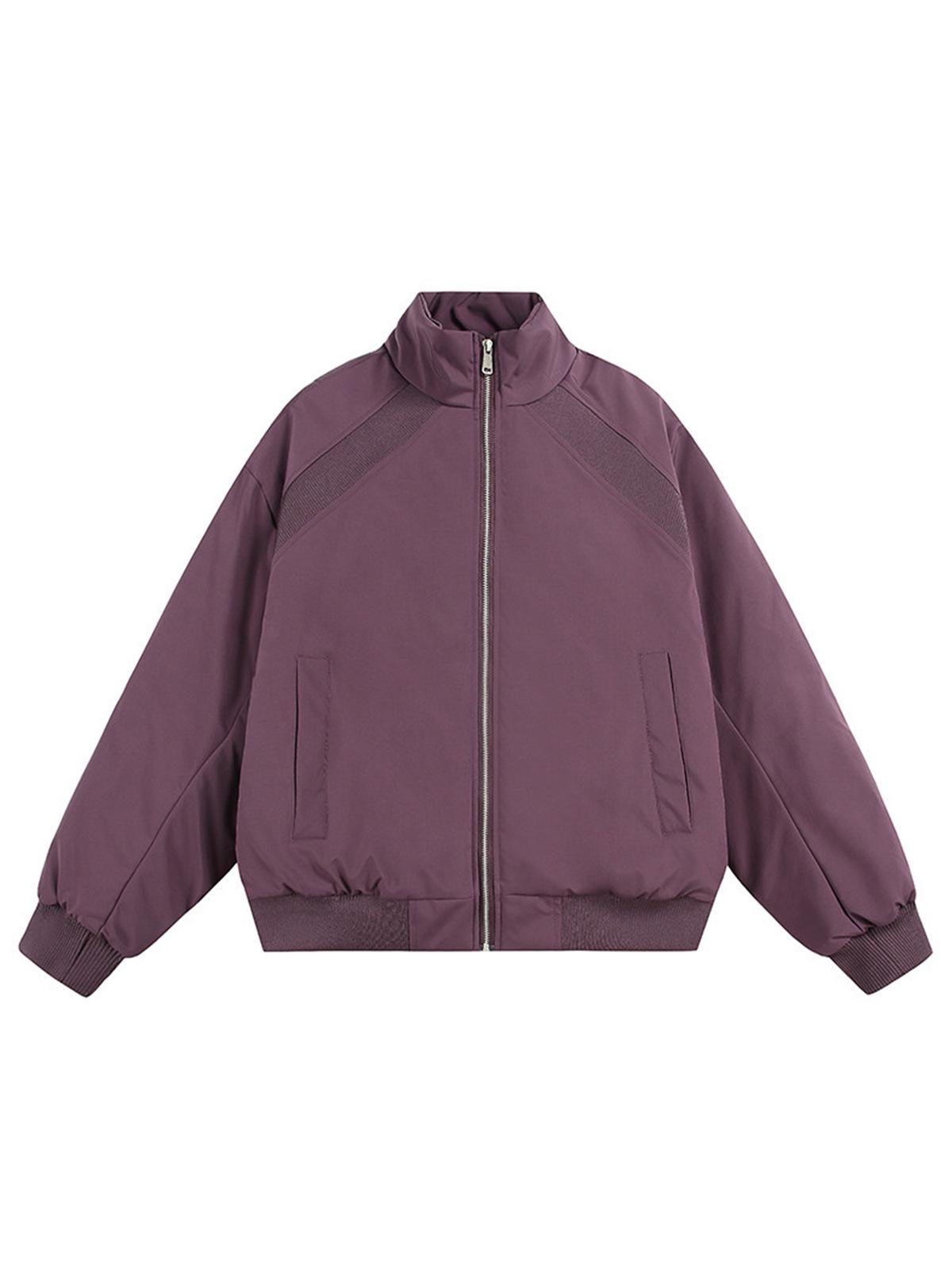 Мужская модная американская зимняя хлопковая куртка средней длины с воротником-стойкой 2XL