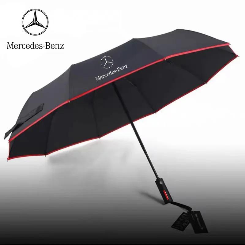 Do Mercedes-Benz Klasy C E S V A B R GLC SLK SL Vito GLE A45 C43 CLA GLA GLB Samochodowy Automatycznie Składany Wiatroodporny Parasol Przeciwsłoneczny