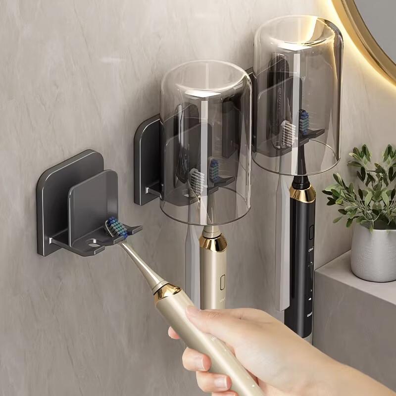 YOUQIN Wall-Mounted Adhesive Toothbrush Holder