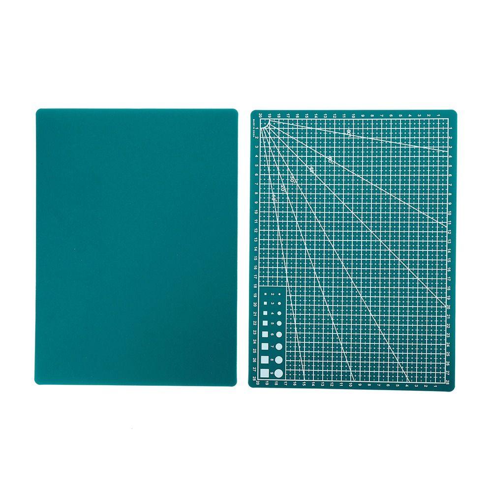 Durable 1Pcs Manual Leather Craft Tool Cutting Mat Engraving Patchwork Sewing Cutting Board A3 A4 A5 PVC Workbench Pad Home DIY