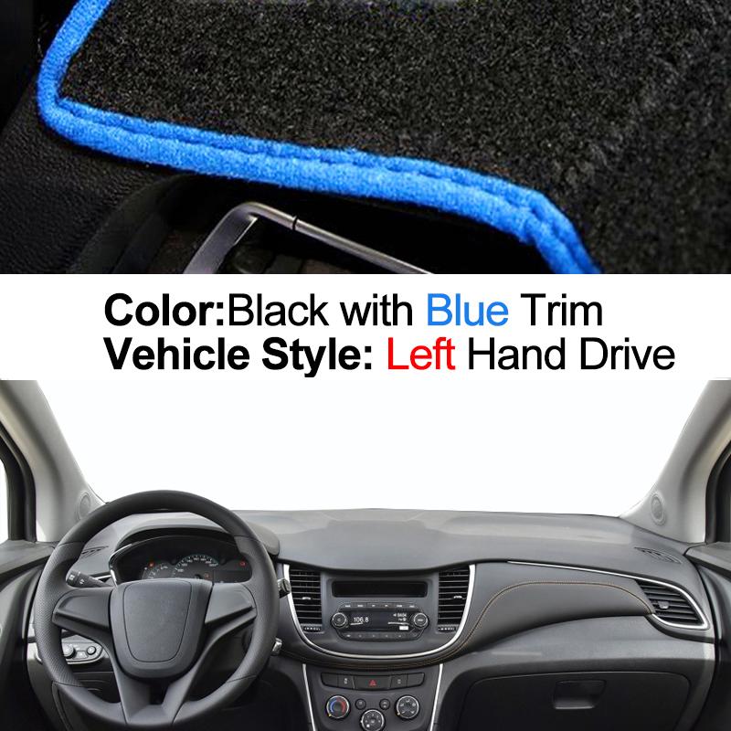 Auto Armaturenbrett Abdeckung Armaturenbrett Matte Teppich Umhang Für Chevrolet Chevy Trax Tracker 2017 2018 2019 2020 2026 Für Holden Trax 2017 - 2026