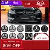 C200 E200 For Mercedes Benz Black LED Emblem Mirror Front Grille Emblem For Mercedes Benz B/C/GLK-Class 08-14 W204 W245 X204 Chr