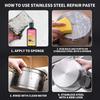 Universal Metal Polish - Gloss Finish, Suitable for Kitchen Cookware, Stainless Steel, Bathroom Faucets,Shine Restorer
