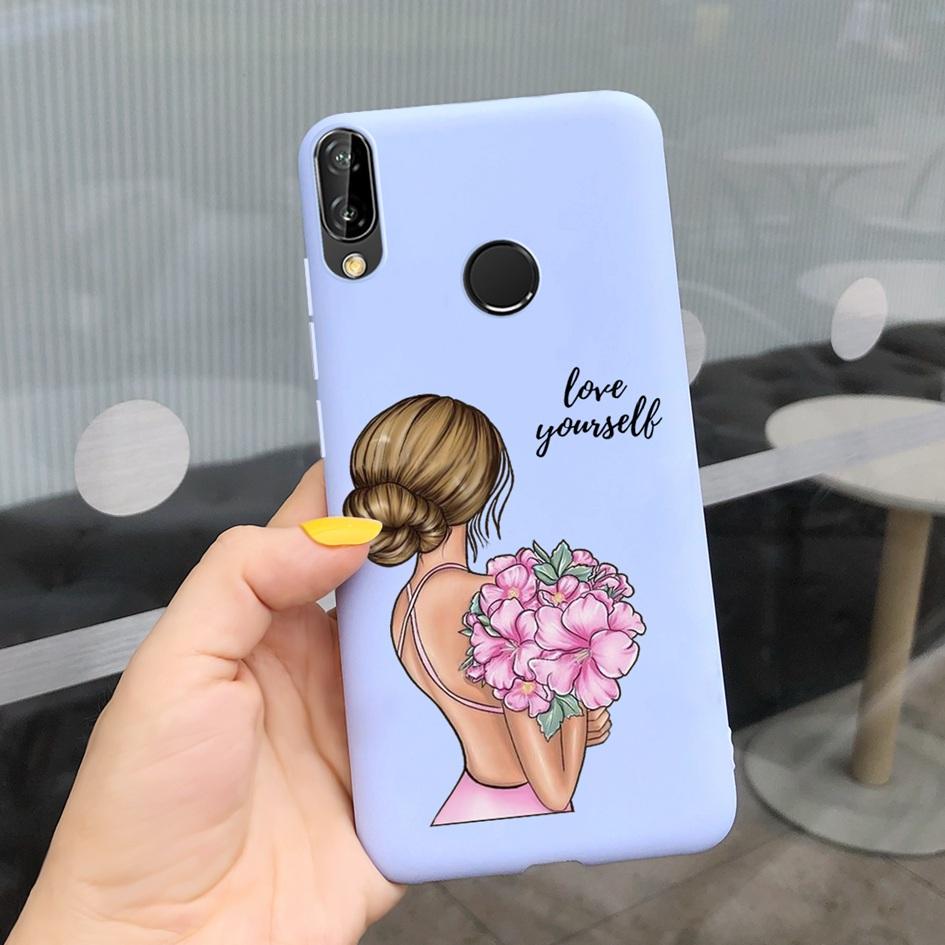For Huawei P20 Lite Case Phone Cover Cute Love Heart TPU Protective Bumper Shell For Huawei P20 Lite ANE-LX2 Nova 3E Soft Fundas