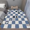 Chess Pattern Carpet Mat Rug King Queen Rook Bishop Knight Pawn Theme Game Living Room Area Rug Protection