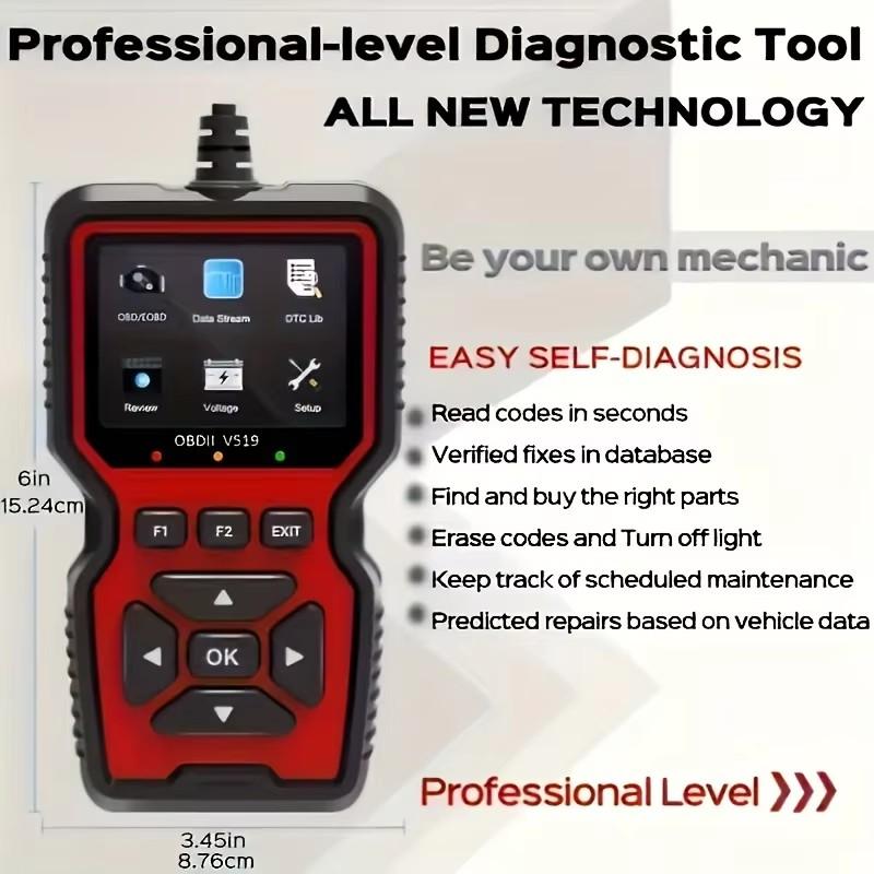 Advanced OBD2 Scanning Diagnostic Tool Professional Engine Code Reader And Reset Real-Time Data Diagnostic Reading Tool