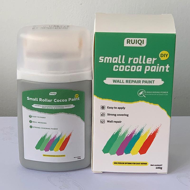Odorless Latex Paint Roller Brush Kit for Easy Wall Repair and Recoloring