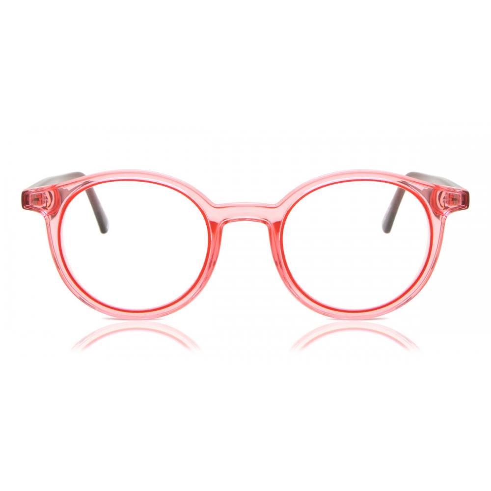 Full Rim Oval Transparent Red Smartbuy Collection Chas Tr 97d Fashion Unisex Eyeglasses