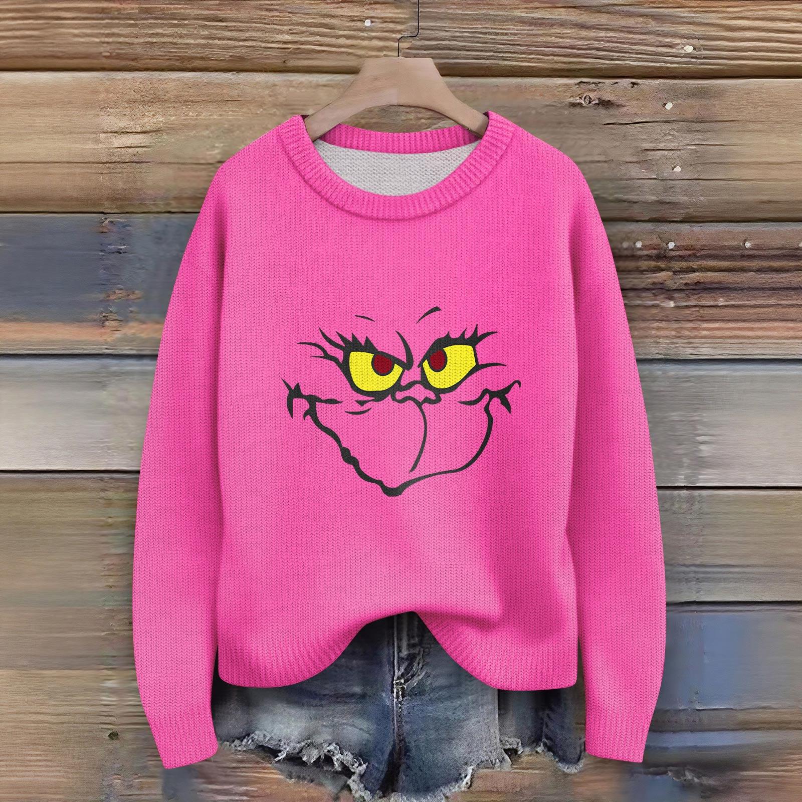 

Женский модный повседневный пуловер с длинным рукавом и вырезом горловины XL