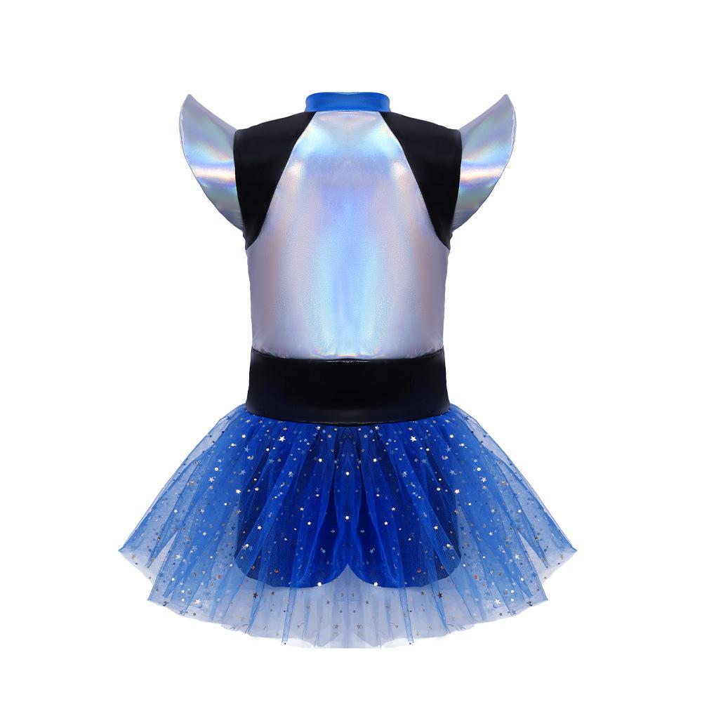 Futuristic AI Color Changing Dance Dress Cyber Glow Tutu Dress