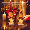 Resin Craftsmanship Christmas Decoration Bedhead Night Light Small Ornament Holiday Atmosphere Gift