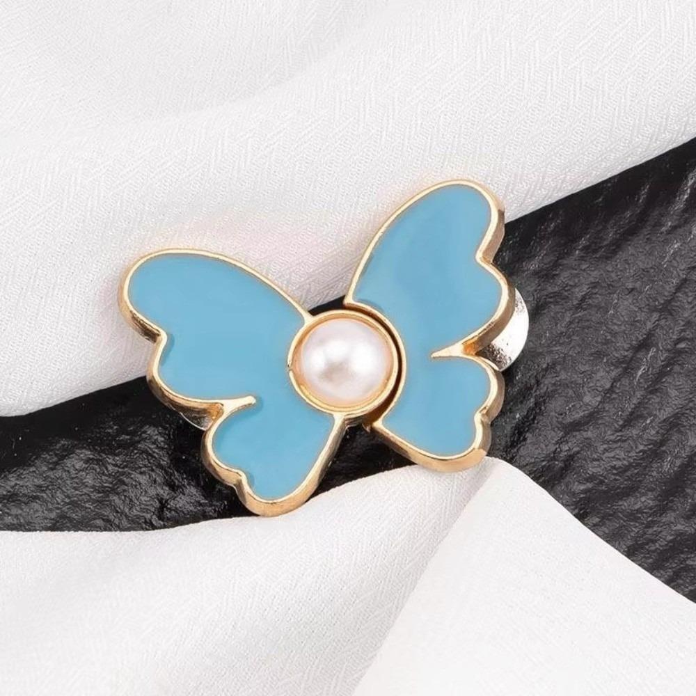 Adjustable Waist Buckle Butterfly Shape Pants Pins Waist Fastening Pins  Scarf Fastening