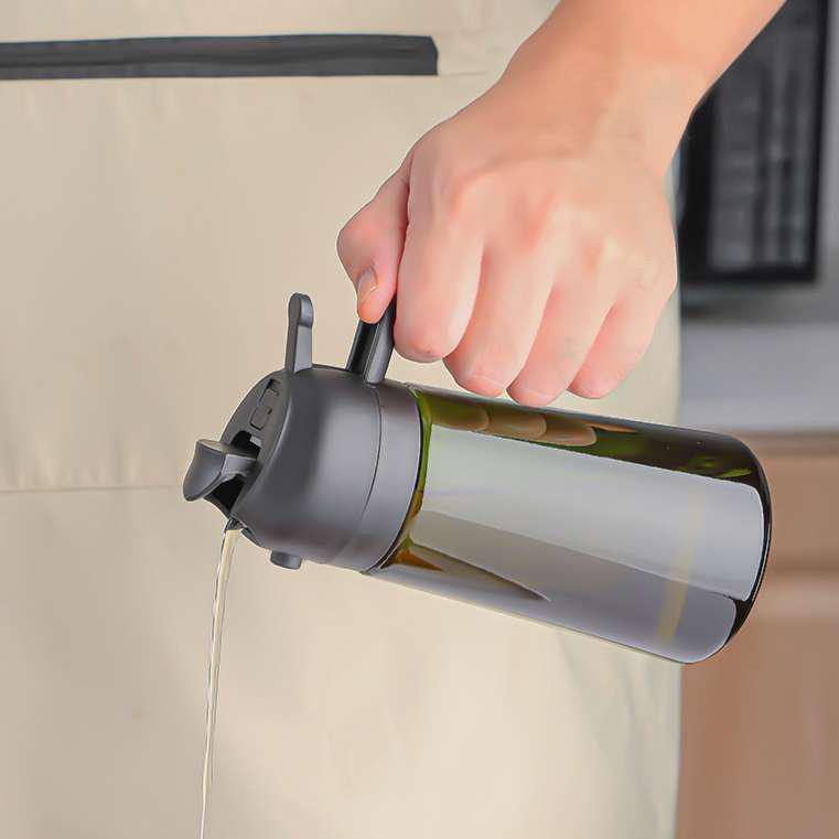 Leak-Proof Large Oil Spray Bottle for Air Fryers - Non-Drip, Light-Proof Design
