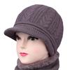 Duck Tongue Old Man Hat Female Grandma Autumn Winter Rabbit Wool Hat Knitted Thermal Basin Hat Middle-Aged And Elderly Mother Velvet