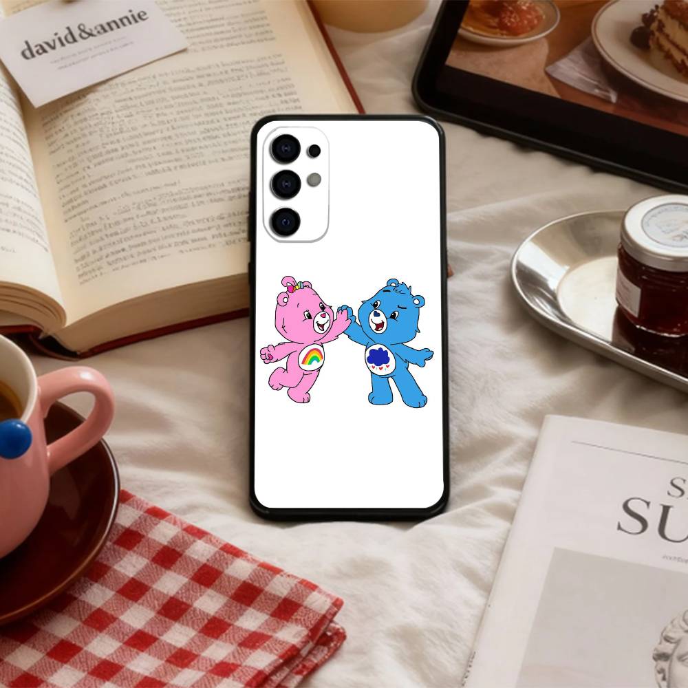 Classic C-Cute C-Care B-Bears Phone Case For Samsung S 25,24,23,22,30,21,10,9,Ultra,Plus,Lite,FE,4,5 G Soft Black Case
