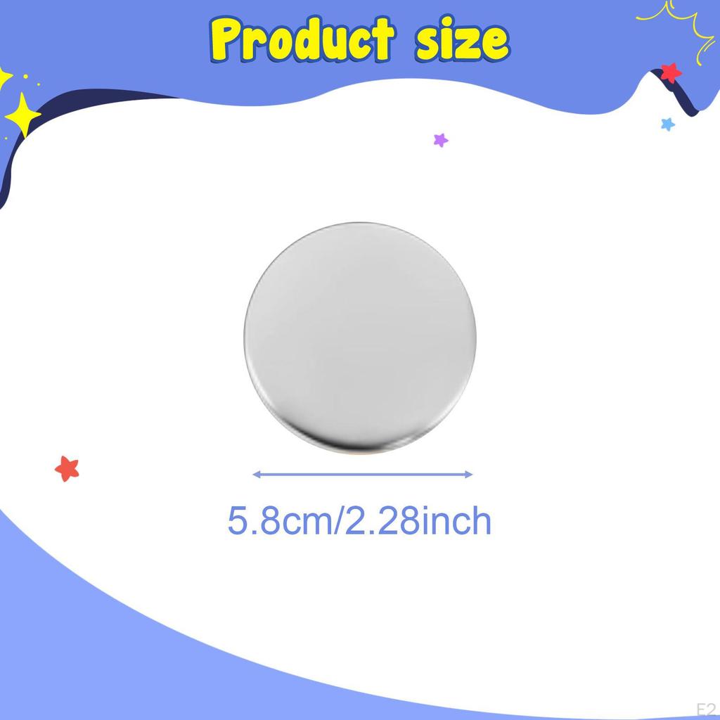 902 Pieces Blank Button Making Supplies Empty DIY Pin Art 5.8cm Parts for Holiday School